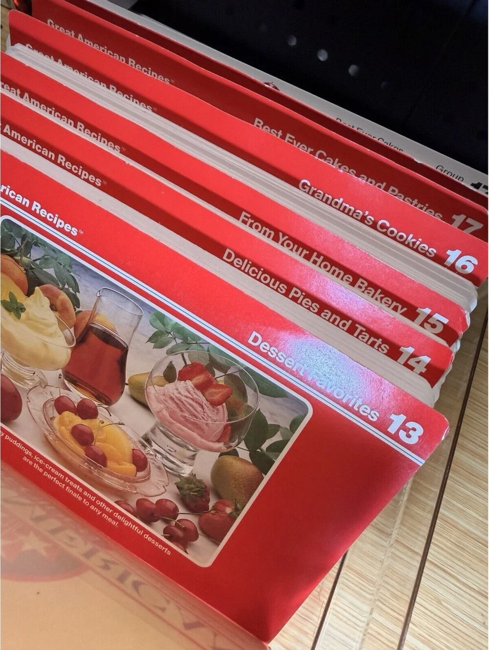 Vintage, COLLECTIBLE 1988 Great American Recipes, Card Library 13-18 1 box